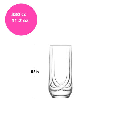 Hakan - LAV Elit Highball Glass Set, 6 Pcs, 11.5 Oz (330 cc) -  Especially Kitchens