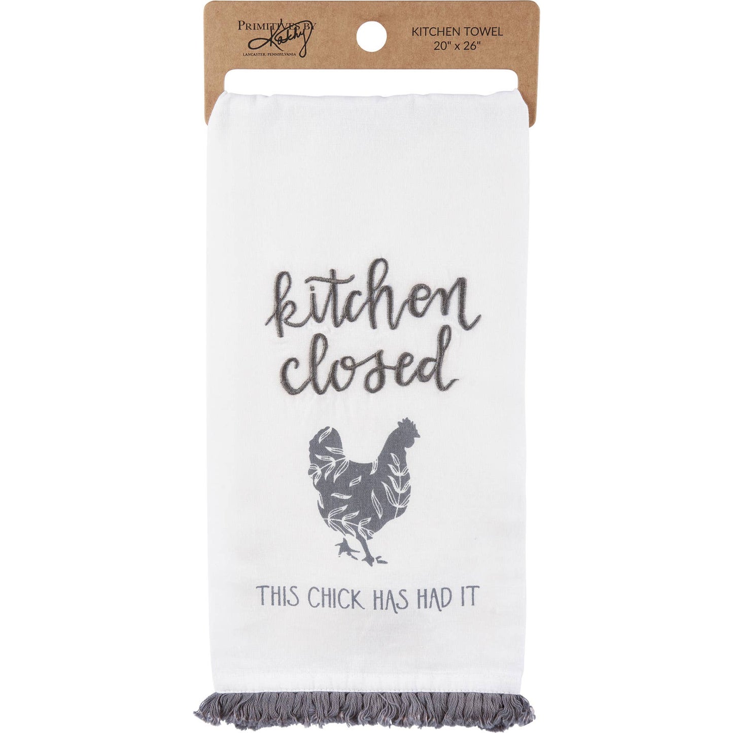 Primitives by Kathy - Kitchen Closed Kitchen Towel Primitives by Kathy